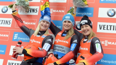 Germany sweeps women's world cup luge at Winterberg