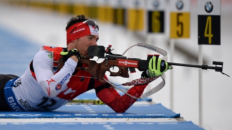 Nathan Smith hits holidays on high note with strong biathlon finish