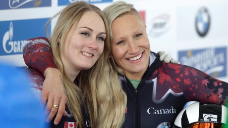 Kaillie Humphries keeps bobsleigh World Cup podium streak alive in St. Moritz