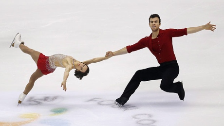 Hindered by illness, Duhamel and Radford sit second at Four Continents