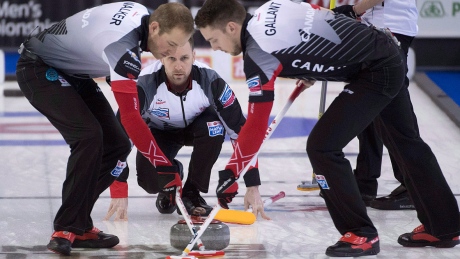 Brad Gushue clinches top spot at men's curling worlds