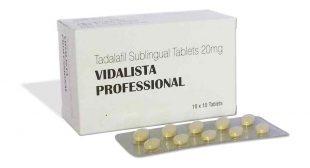 Buy Vidalista Professional Online, Tadalafil sublingual 20 mg