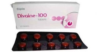 Buy Divaine 100 Mg Tablet Online, price, uses, acne