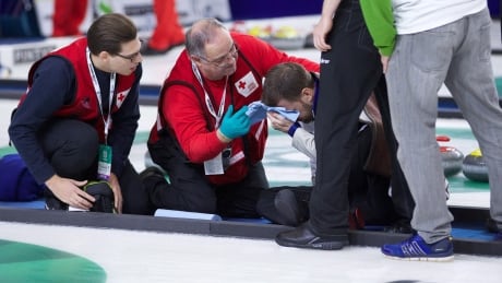 Brad Gushue is back at the scene of the scariest curling fall ever