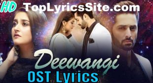 Deewangi OST Lyrics – Sahir Ali Bagga – TopLyricsSite.com