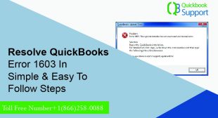 Resolve QuickBooks Error 1603 In Simple & Easy to Follow Steps