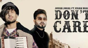 Don’t Care – Jovan Johal