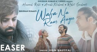 Wafa Na Raas Aayi Lyrics – Jubin Nautiyal