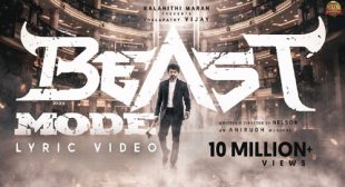 Anirudh Ravichander’s New Song Beast Mode