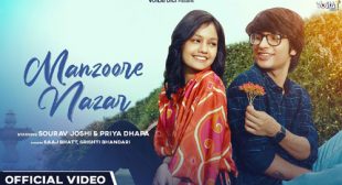 Sourav Joshi’s New Song Manzoore Nazar