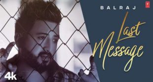 Balraj – Last Message Lyrics